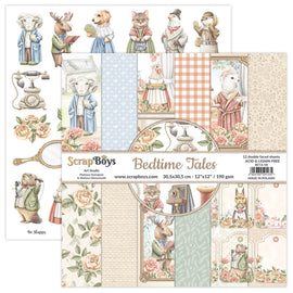 Bedtime Tales Collection 12 x 12in Double Sided Paper - Scrap Boys BETA-08