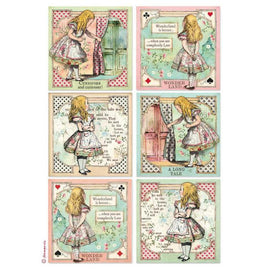 Alice Cards A4 Rice Paper DFSA4382