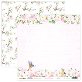 Flower Dreams Sheet 1 12 x 12in Double Sided Paper - Scrap Boys FLDR-01
