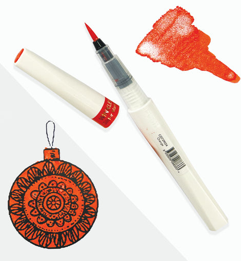 Orange Winkles Glitter Pen CO729024