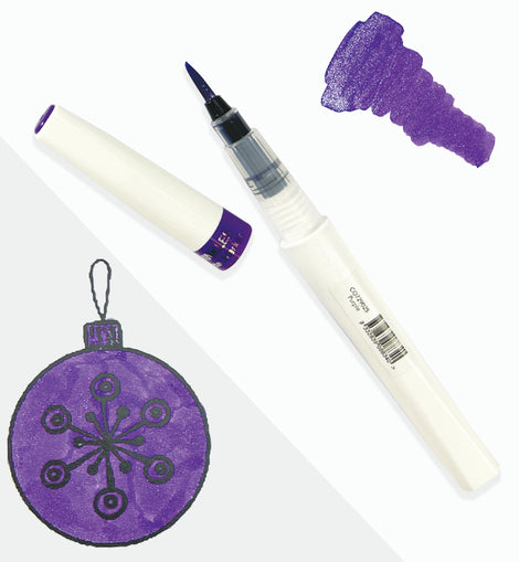 Purple Winkles Glitter Pen CO729025