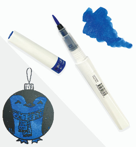 Deep Blue Winkles Glitter Pen CO729038