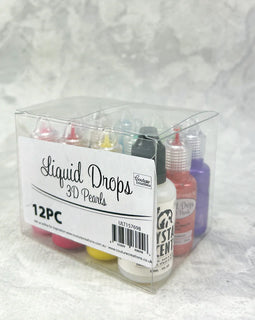 Liquid Drops 3D Pearls - String of Pearls (11pc) + 3D Crystal Accents (30ml)