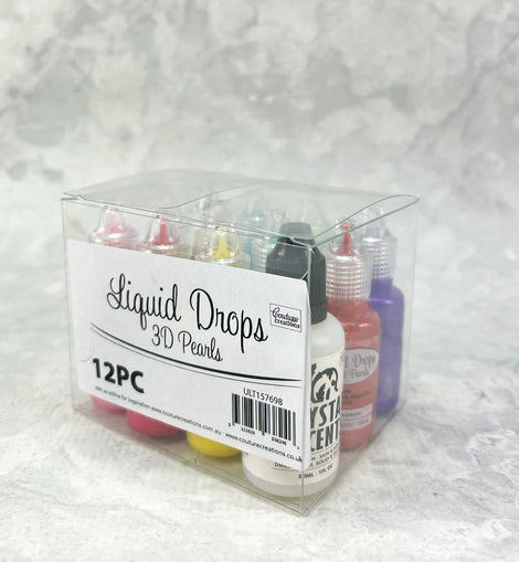 Liquid Drops 3D Pearls - String of Pearls (11pc) + 3D Crystal Accents (30ml)