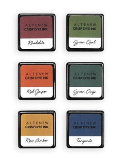 Jewel Tones 6 Crisp Dye Ink Mini Cube Set