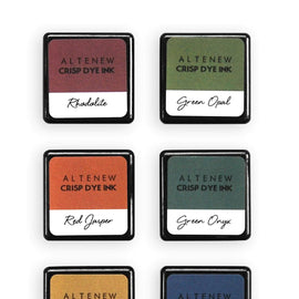 Jewel Tones 6 Crisp Dye Ink Mini Cube Set