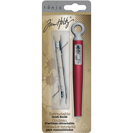 Tim Holtz Retractable Craft Knife W/2 Blades (SKU T371)