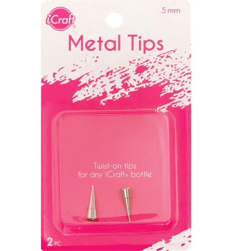 iCraft Metal Tips 2/Pkg (SKU 5552)