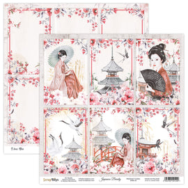 Japanese Beauty Sheet 5 12 x 12in Double Sided Paper - Scrap Boys JABE-05