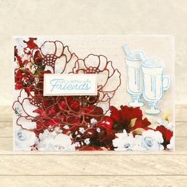 Tall Hot Chocolate Mini Stamp - Blooming Friendships Collection CO728123