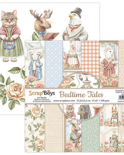 Bedtime Tales Collection 6 x 6in Double Sided Paper - Scrap Boys BETA-09