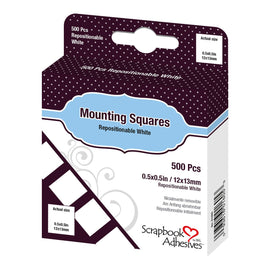 3L Scrapbook Adhesive Mounting Squares Repositionable (500pc) 3L01605