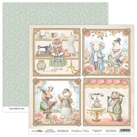 Bedtime Tales Sheet 5 12 x 12in Double Sided Paper - Scrap Boys BETA-05