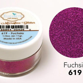 Fuchsia- Silk Microfine Glitter (619)