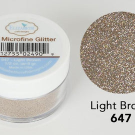 Light Brown - Silk Microfine Glitter (647)