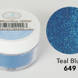 Teal Blue - Silk Microfine Glitter (649)