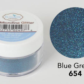 Blue Green - Silk Microfine Glitter (654)
