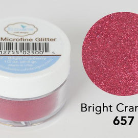 Bright Cranberry - Silk Microfine Glitter (657)