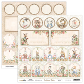 Bedtime Tales Sheet 6 12 x 12in Double Sided Paper - Scrap Boys BETA-06