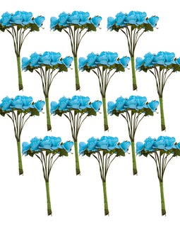 Paper Roses - Bright Blue AD50033