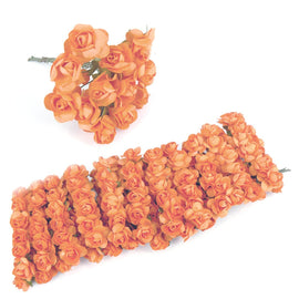Artdeco Creations x Paper Roses - Tangerine - approx. 1cm heads