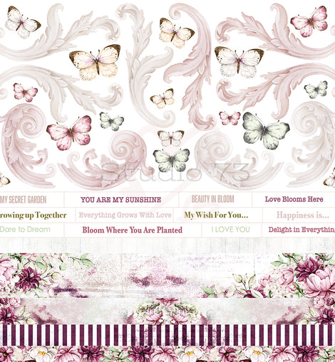 BSC Strips, Titles & Elements - Bloomin' Shabby Chic Collection (557617)