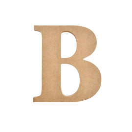 B - 9cm Wooden Letter