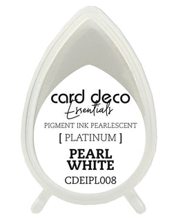 Pearlescent Pearl White Essentials Fast-Drying Pigment Ink CDEIPL008