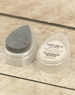 Pearlescent Platinum White Essentials Fast-Drying Pigment Ink CDEIPL027