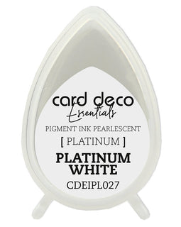 Pearlescent Platinum White Essentials Fast-Drying Pigment Ink CDEIPL027