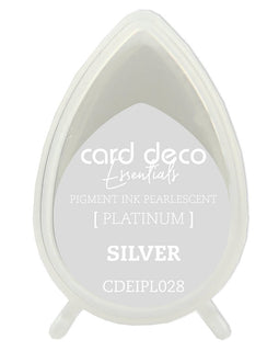 Pearlescent Silver Essentials Fast-Drying Pigment Ink CDEIPL028