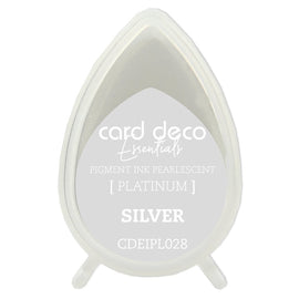Pearlescent Silver Essentials Fast-Drying Pigment Ink CDEIPL028