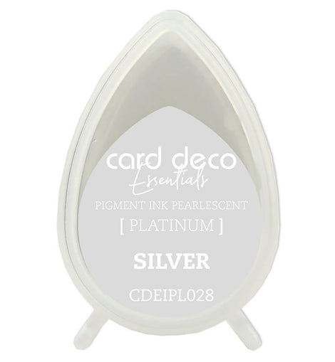 Pearlescent Silver Essentials Fast-Drying Pigment Ink CDEIPL028