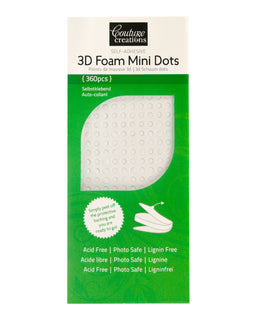 3D Foam Adhesive White Mini Dots (360 pcs) (CO723781)