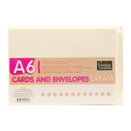 A6 Card And Envelope Set Cream (50 Sets) CO723931