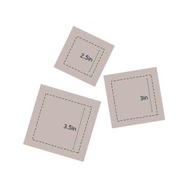 Couture Creations Die - QU - Quilting Square 2.5in + 3in + 3.5in