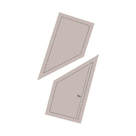 Couture Creations Die - QU - Quilting Trapezoid 4in