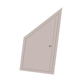 Couture Creations Die - QU - Quilting Trapezoid 6in