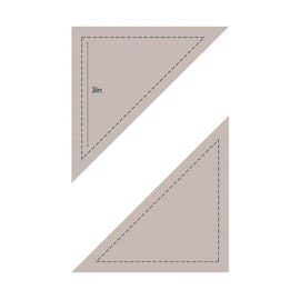 Couture Creations Die - QU - Quilting Half Square Triangle 3in
