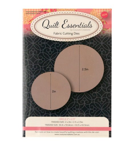 Quilting Circle 2in + 2.5in Die s(CO724339)