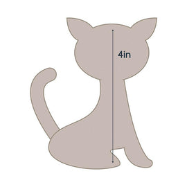 Couture Creations Die - QU - Quilting Applique - Cat