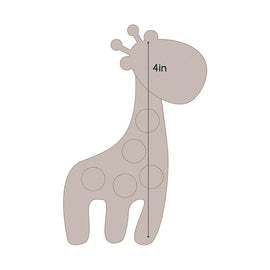 Couture Creations Die - QU - Quilting Applique - Giraffe