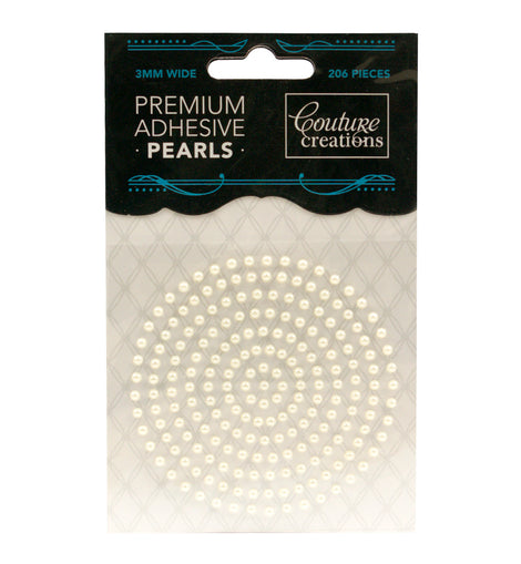 Chiffon Cream Adhesive Pearls - CO724634