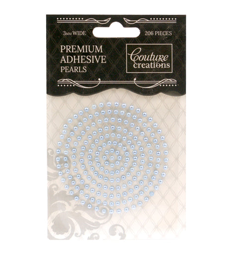 Cornflower Blue Adhesive Pearls - CO724639