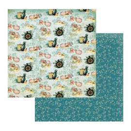 Couture Creations Patterned Paper - SB - Deep Seas & Whirling Winds
