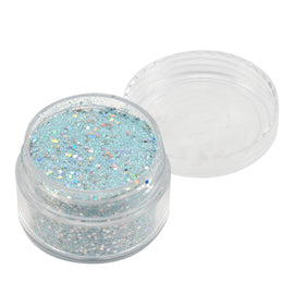 Pastel Blue With Holographic Silver Glitters Super Fine Embossing Powder CO725000