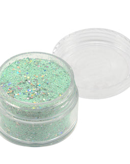 Pastel Mint With Holographic Silver Glitters Super Fine Embossing Powder CO725001