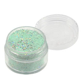 Pastel Mint With Holographic Silver Glitters Super Fine Embossing Powder CO725001