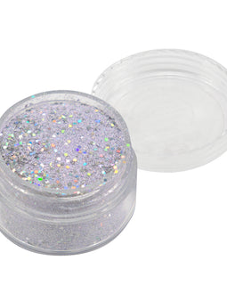 Pastel Lilac With Holographic Silver Glitters Super Fine Embossing Powder CO725003