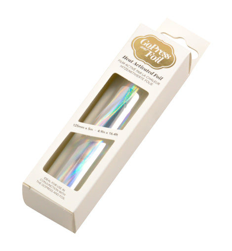 Silver (Iridescent Finish) Heat Activated Foil CO725352